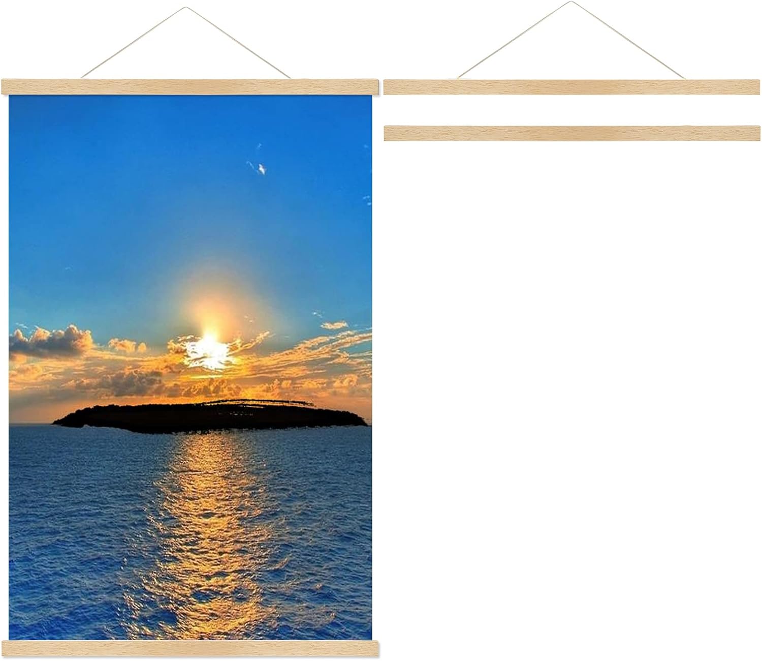 Poster Frames, Light Wood Poster Hangers Poster Hanger Hanging Kit