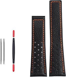 22mm Genuine Calfskin Leather Watchband For TAG For HEUER Strap MONACO CARRERA Quality Leather Watchband Bracelet