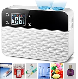 Caixa Inteligente de Resfriador de Insulina, Caixa de insulina refrigeradora pequena geladeira USB Mini geladeira portátil de insulina portátil Viagem Mantenha remédios refrigerados Insulina médica