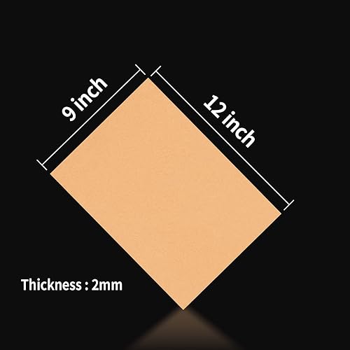 Miniatura 2 de Hojas de espuma de melocotón de 9 x 12 pulgadas para manualidades, 0.079 in de grosor. Juego de 25 papeles de espuma de melocotón de alta calidad,