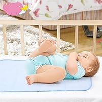 Vista 6 de Monvecle Pañales impermeables de algodón para bebé, lavables, reutilizables, paquete de varias piezas