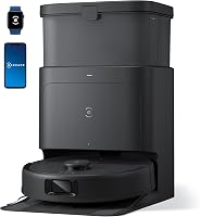 ECOVACS DEEBOT N30 Omni Robot Vacuum and Mop, 10000Pa Suction, TruEdge Adaptive Edge Mopping, ZeroTangle 2.0 Technology, Hot Air-Drying, Self-Emptying, Auto-Lift Mopping, Obstacle Avoidance