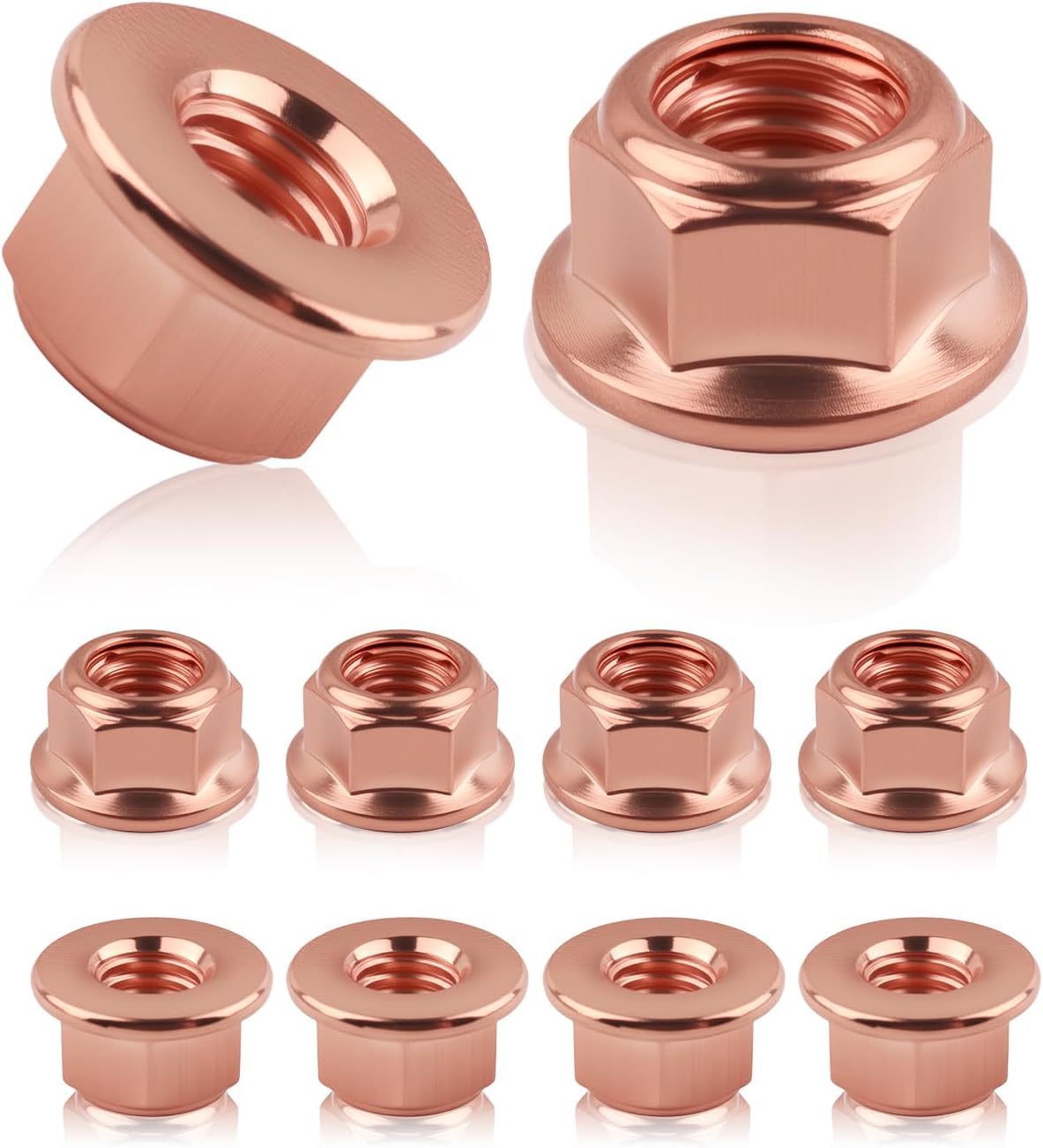 10PCS M8×1.25 Exhaust Manifold Nut OEM A1201420072