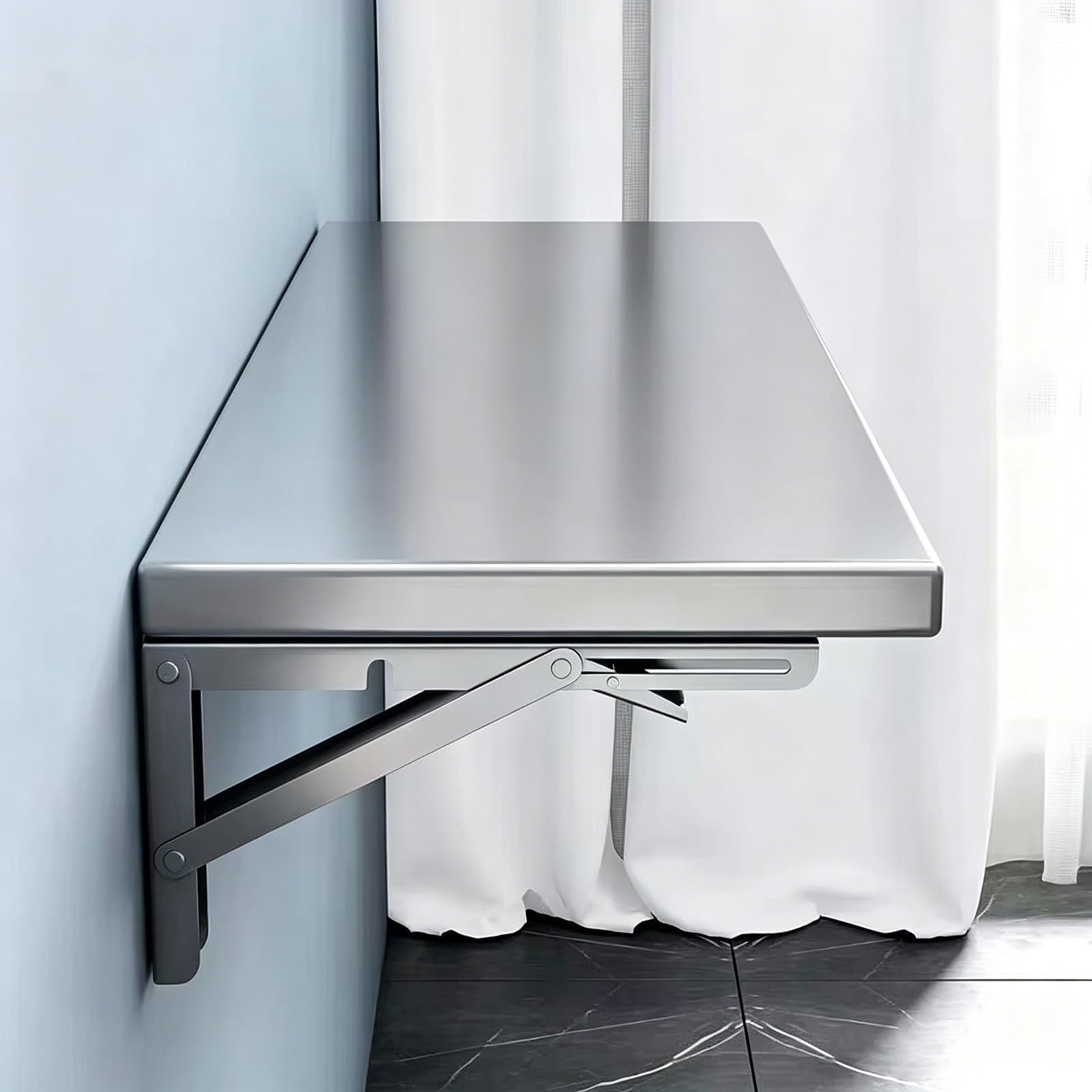 Table Pliable Murale pour Gagner de la Place dans une Petite Cuisine