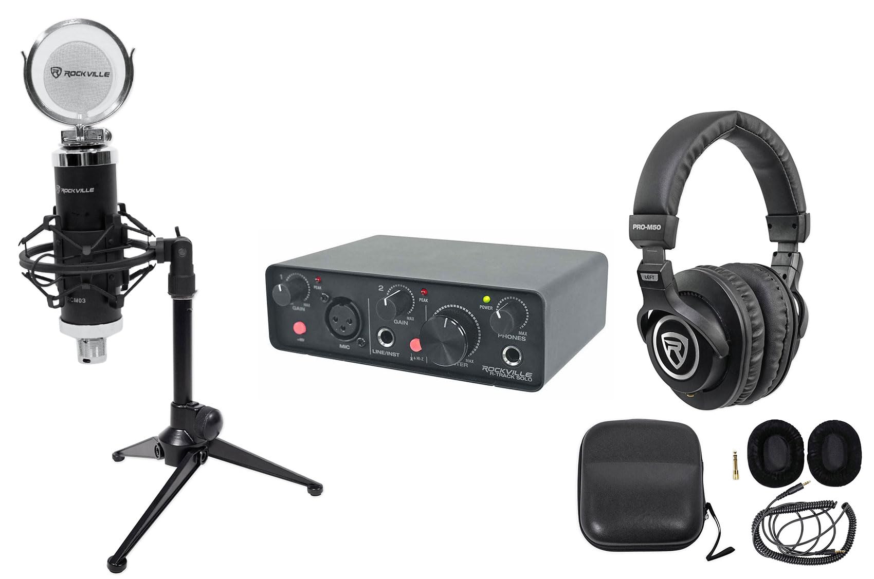 邦楽 MIC RAW RUGA / Raw Cuts Live Recording 3 Amazon.com: Rockville R-TRACK SOLO Podcast Recording Bundle with
