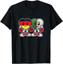 Germany and Algeria Hearts Friendship T-Shirt