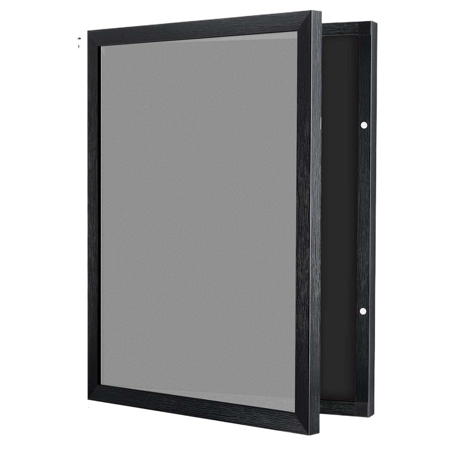Jersey Display Case, Wood Sports Shirt Display Frame Wall Mounted Black Multiple Sizes(36x46cm)