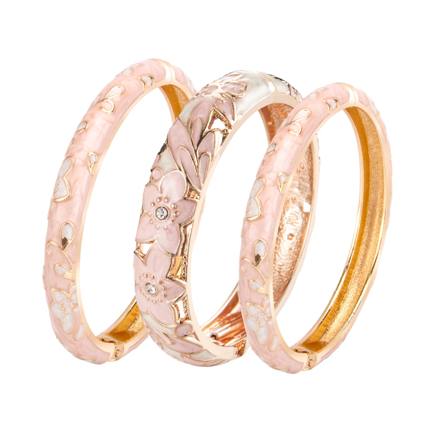 wynameleri UJOY Enamel Bangle Bracelet Set of 3 in Gift Box for Wife Girlfriend - Review, Price and Buying Guide