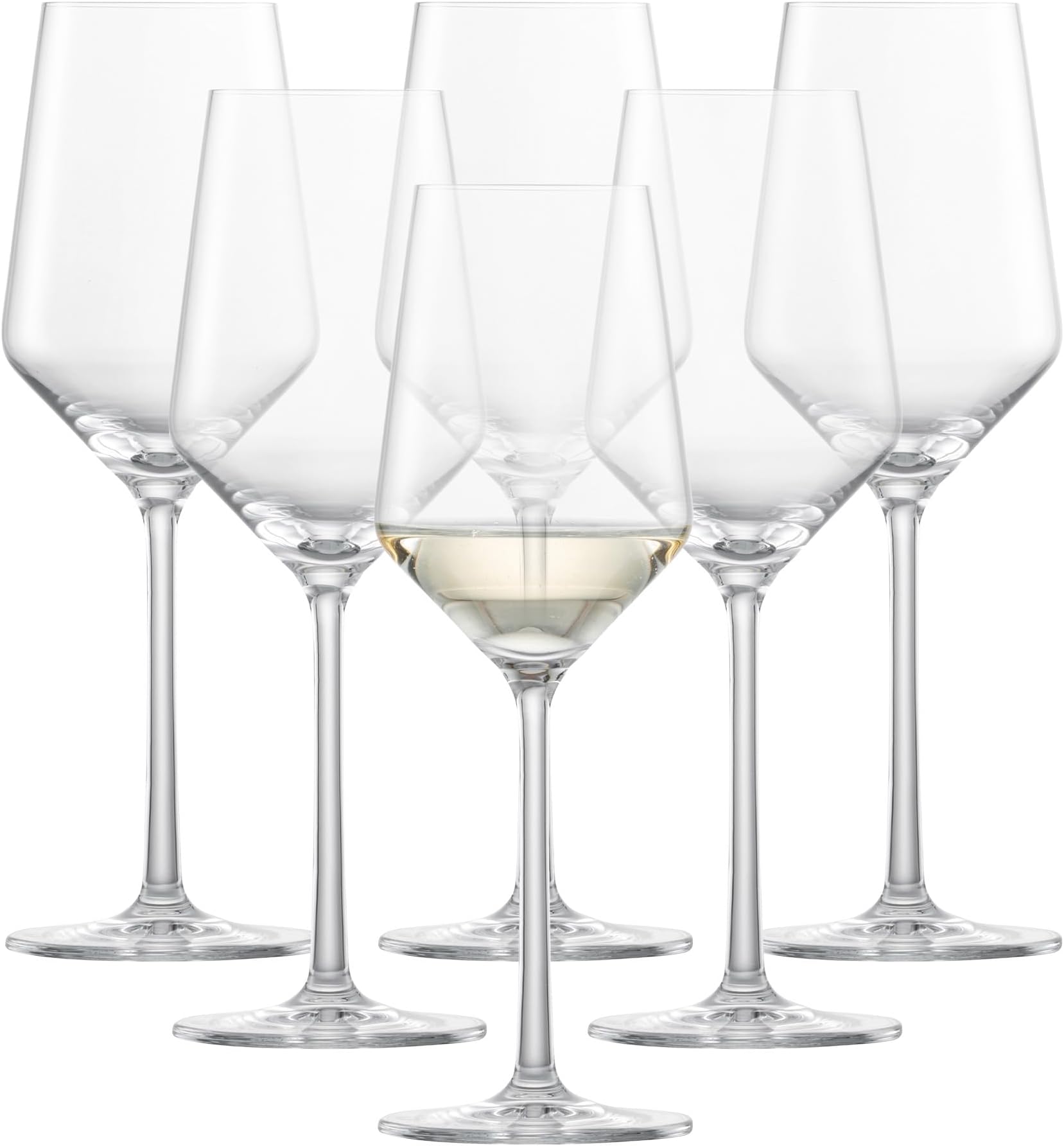 Pure Riesling White Wine Glass (Set of 6), Wine Glasses for White Wine, Dishwasher-Safe Tritan Crystal Glasses, Made in Germany (10 Ounce)