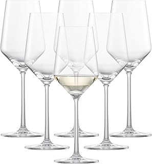 ZWIESEL GLAS Pure Riesling White Wine Glass (Set of 6), Wine Glasses for White Wine, Dishwasher-Safe Tritan Crystal Glasses, Made in Germany (10 Ounce)