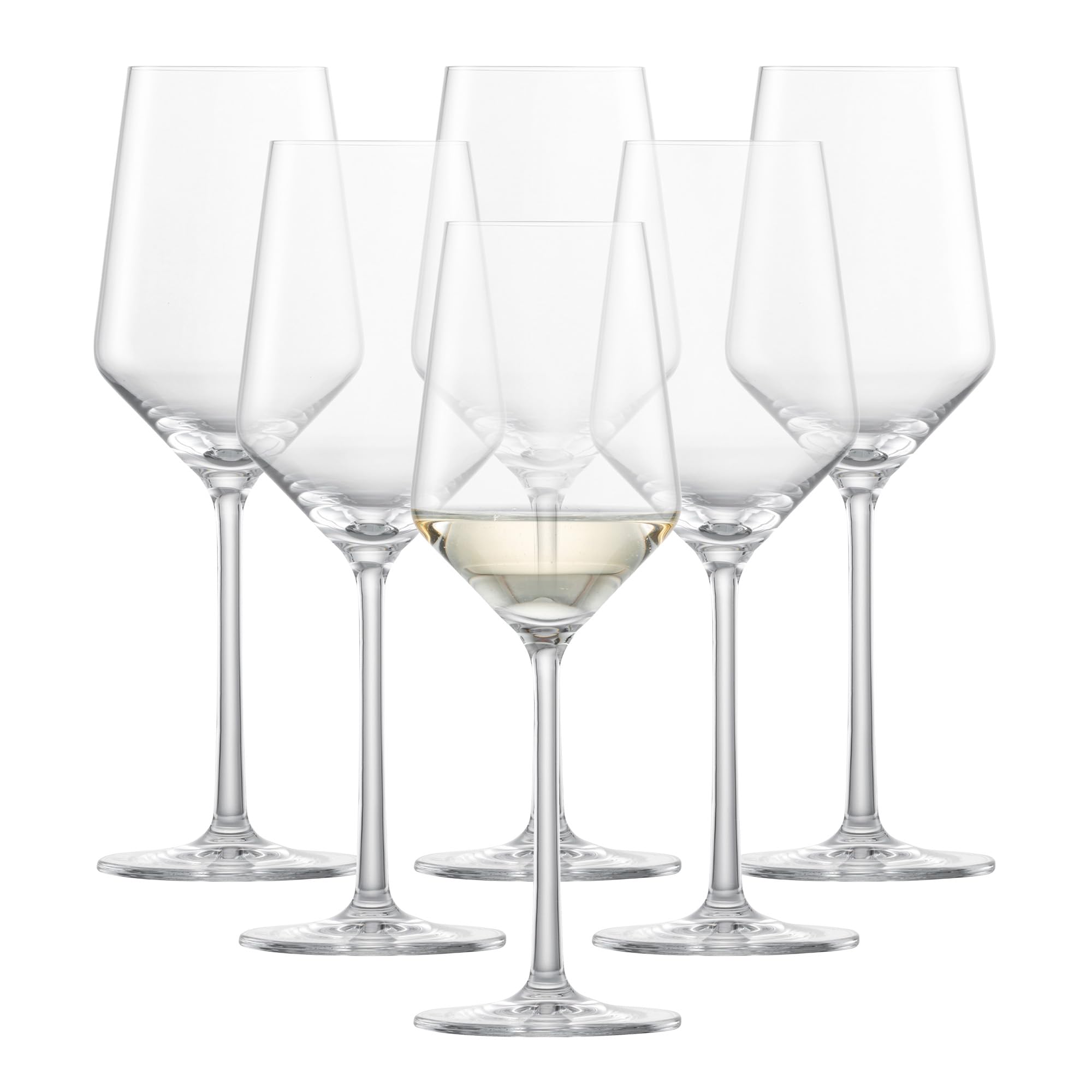ZWIESEL GLAS Pure Riesling White Wine Glass (Set of 6), Wine Glasses for White Wine, Dishwasher-Safe Tritan Crystal Glasses, Made in Germany (10 Ounce)