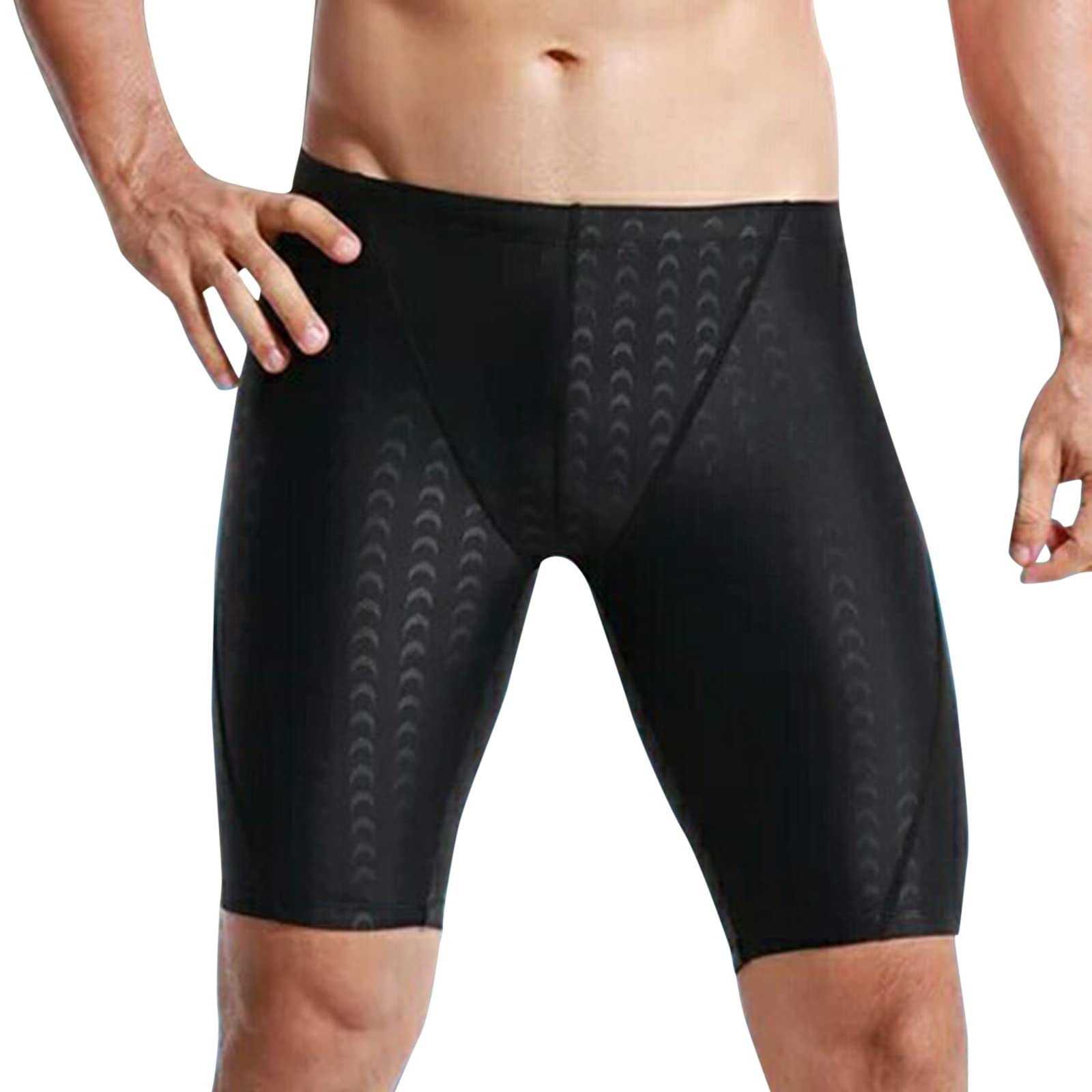 Raopuzi Bañador Natacion Hombre Bañadores Largo Rodilla Protección UV Traje de Baño Piscina Secado Rápido Resistente Al Cloro Mallas Cortas Pantalon Corto Hombre Deporte Competición Training