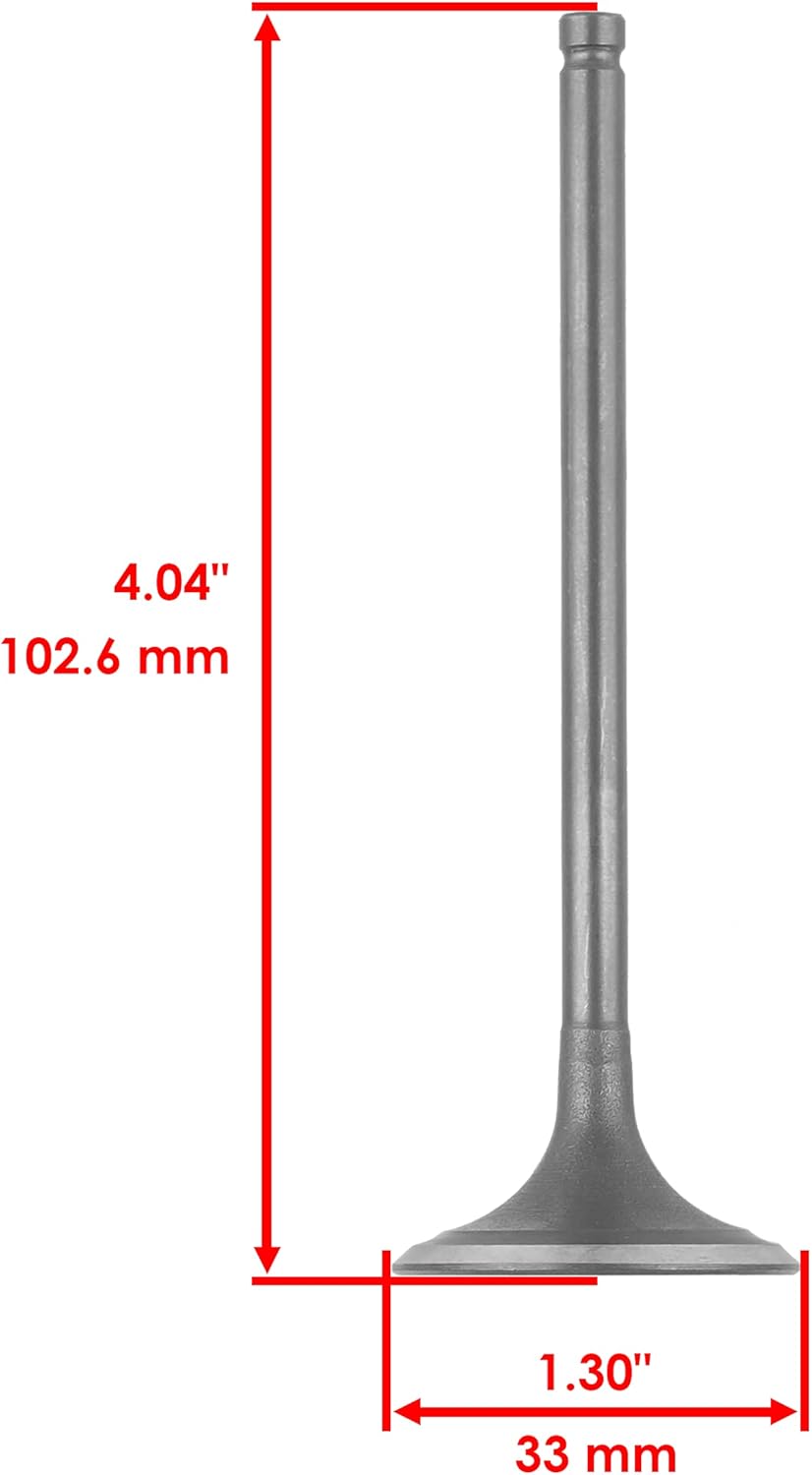 Caltric Intake and Exhaust Valve Compatible with Honda Foreman Rubicon 500 2001 2002 2003 2004-2014