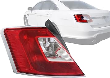 APA Replacement Tail Light Rear Lamp for 2010 2011 2012 Taurus SHO Limited Outer Driver Left Side BG1Z13405A FO2818141