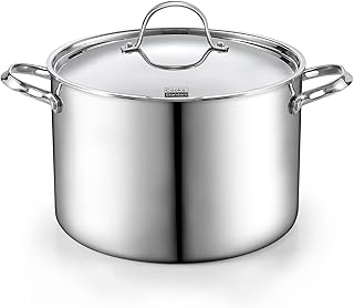 Cooks Stainless Steel Stockpot with Lid