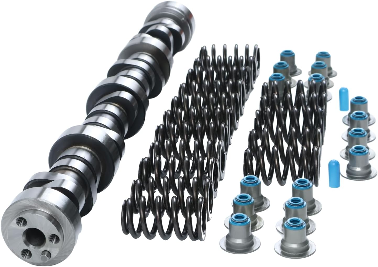 HOLDWELL Stage 3 Cam Kit Lift Camshaft with Springs & Valve Oil Seals 12561721 12565308 19355738 88958772 Compatible with 1999-2000 Cadillac Escalade 2006-2009 Chevrolet Impala 1999-2014 GMC Yukon