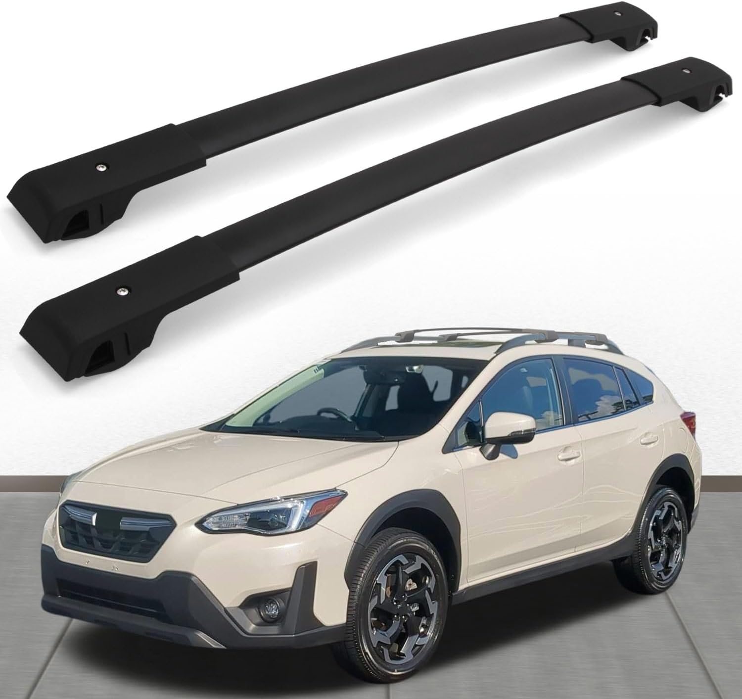 Cross Bars Fits for Subaru XV Crosstrek 2013-2025 & Forester 2014-2024 & Impreza 2017-2023 & Outback Wilderness 2022-2025 Adjustable Roof Rack Crossbar Luggage Rack