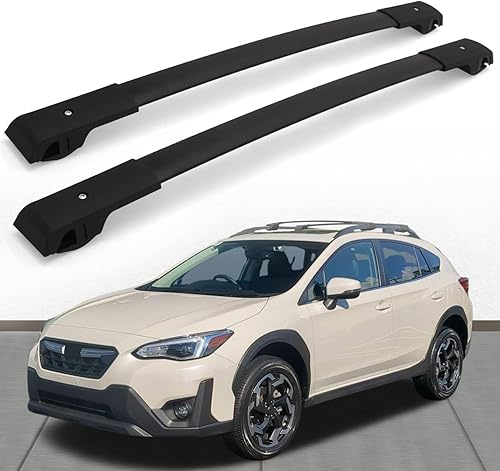 AUXPACBO Barras transversales para Subaru XV Crosstrek 2013-2023 y 2014 - 2023 Subaru Forester y Subaru Impreza 2012-2023 portaequipajes ajustable