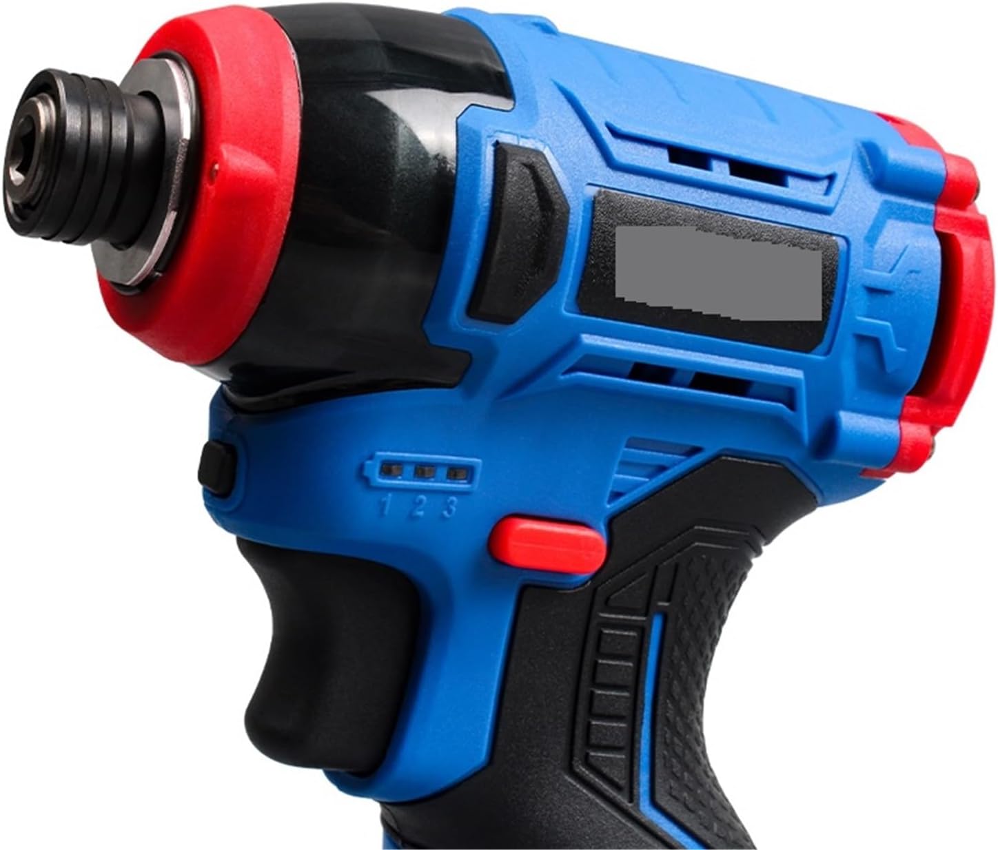 16.8V Brushless Impact Screwdriver Lithium Electric Drill Strike Wrench Rechargeable Screwdriver Multi-function Electric Tool(B Dual electric)