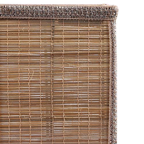 Image of tu casa Natural Bamboo Shade with Black Metal-Iron Base Table Lamp | Elegant Bedside & Desk Lamp for Bedroom, Living Room, Office, Home Decor & Gifting (Height : 13 Inch /No Blub Included)