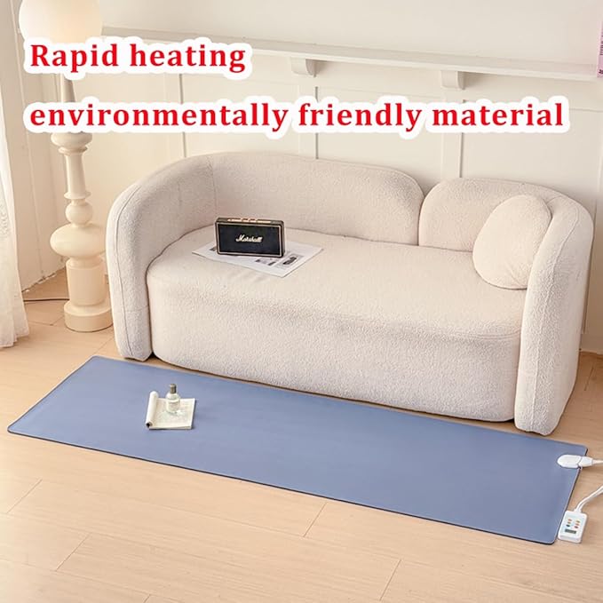 Alfombra Térmica Eléctrica con Termostato Ajustable y Temporizador miniatura 2