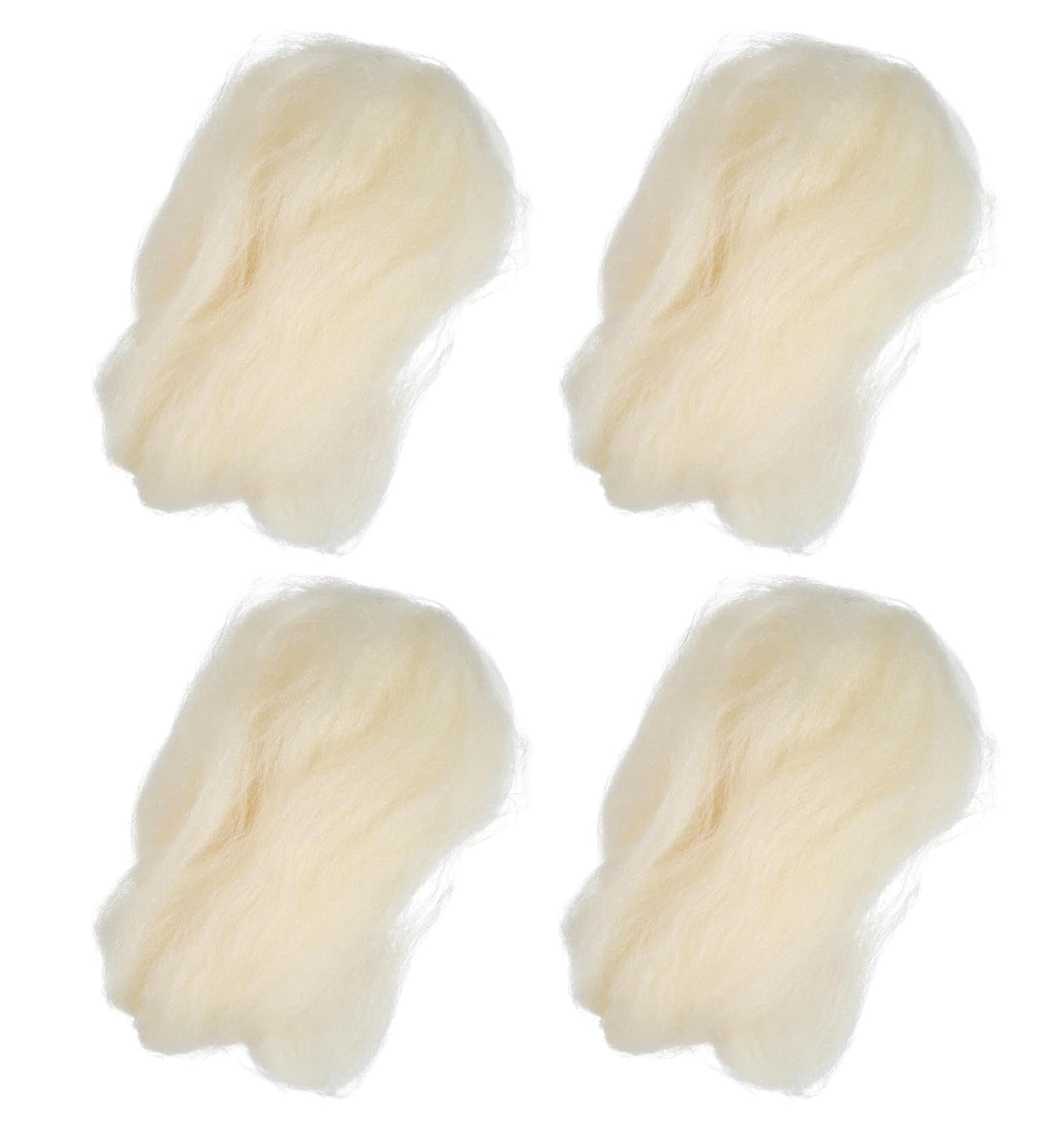 4 Pcs Lambswool Toe Separators, Soft Wool Cushions for Feet, Prevent Corns, Blisters, and Calluses, Comfortable Toe Protection for Women and Men