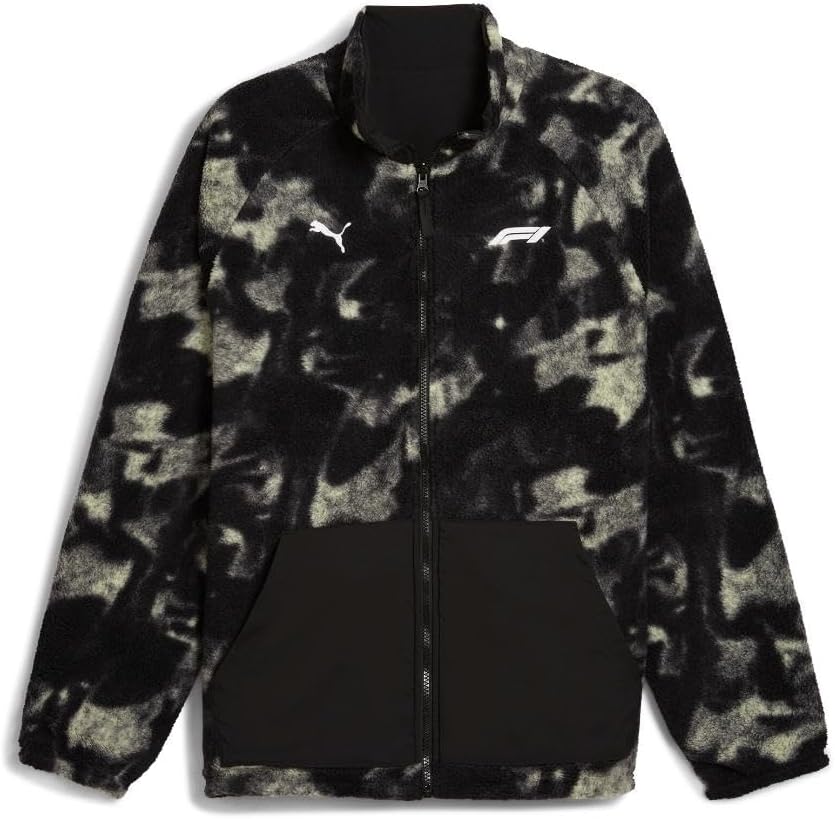 PUMA Mens F1 Statement Puffer Jacket Athletic Outerwear Casual - Black