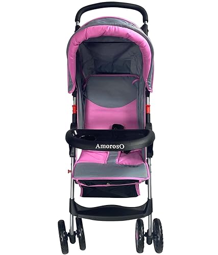 Miniatura 2 de AmorosO Cochecito individual - Cochecito de bebé con cuatro ruedas - Cochecito ligero - Cochecito convertible con espacio de almacenamiento