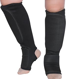 VGEBY 1 Pair Kickboxing Fighting Karate Leg Guard, Shinguard Taekwondo Leg Shin Guard for Unisex