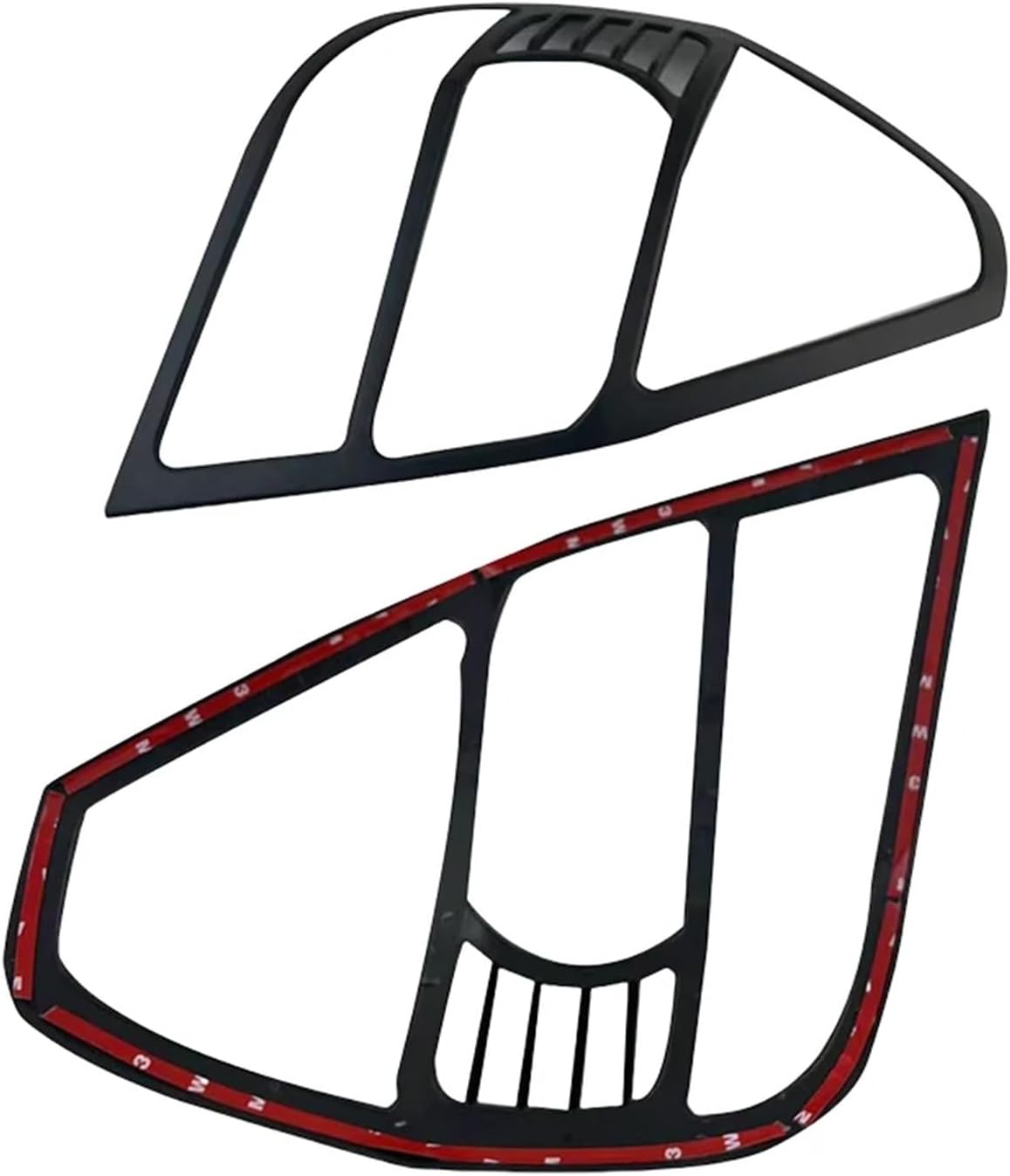 ABS Chrome Matte Black Car Tail Lamp Cover Compatible For Honda Fit Jazz 2003 2004 2005 2006 2007 Car Stickers Cars Accessories(Chrome)