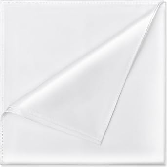 Satin Pocket Square for Men, Vegan Silk Suit Handkerchief
