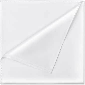 Satin Pocket Square for Men, Vegan Silk Suit Handkerchief