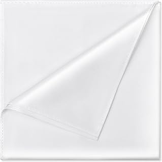 Satin Pocket Square for Men, Vegan Silk Suit Handkerchief