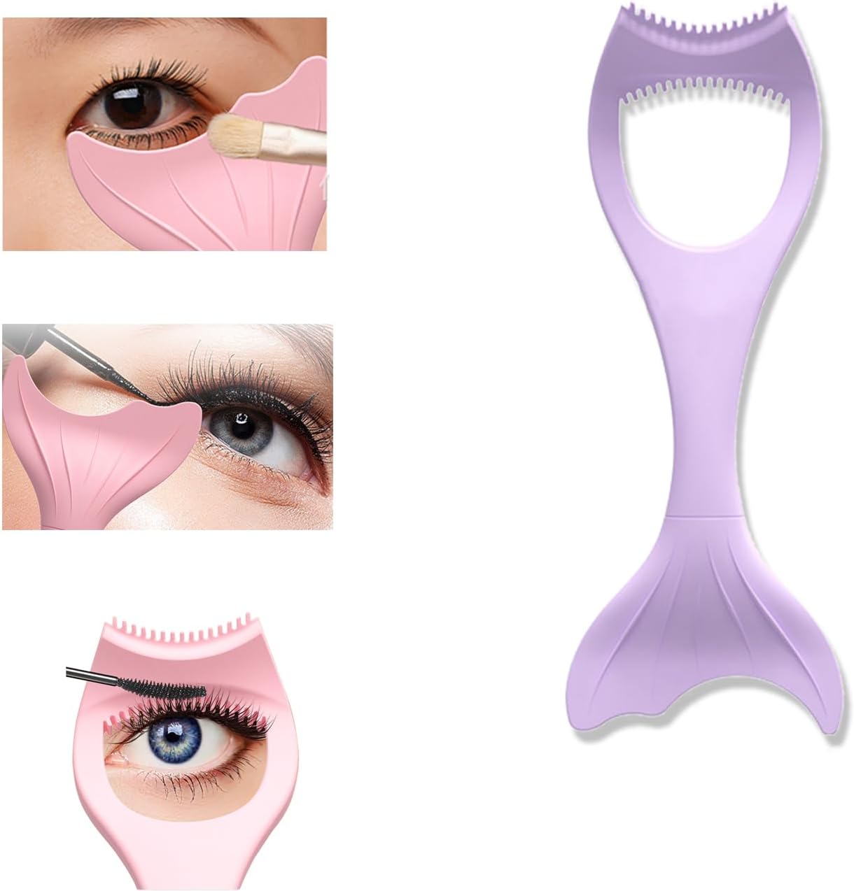 Mascara Shield Applicator Guard, Eyeliner Stencils Wing Tip, Reusable