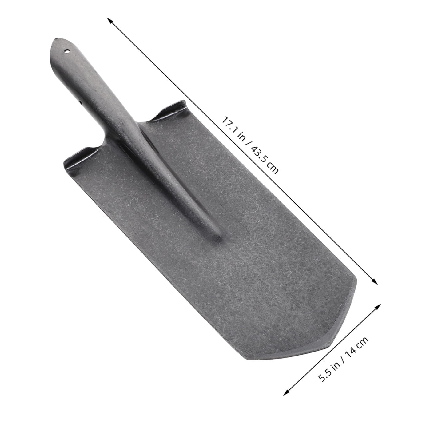 Milisten Herramienta de Jardinería Pala para Cavar de Acero Manganeso Ligera y Práctica Mango Resistente para Trabajo en Huerto y Camping