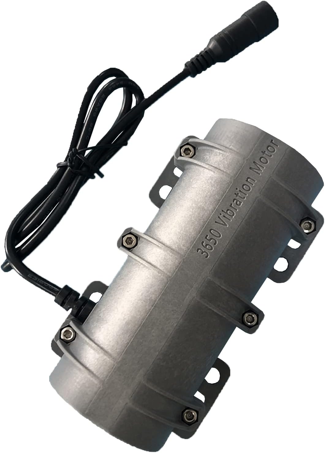 iDili 3650 Vibration Motor DC 12V/24V Motor 3800RPM Big Power Electric Massage Bed Industry Vibrator Sieve Vibration Motor 10W (12V Motor)