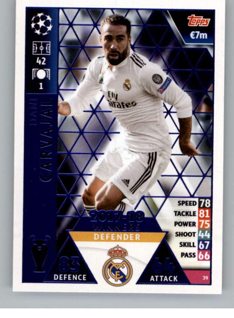 Amazon.com: 2018-19 Topps UEFA Champions League Match Attax #39