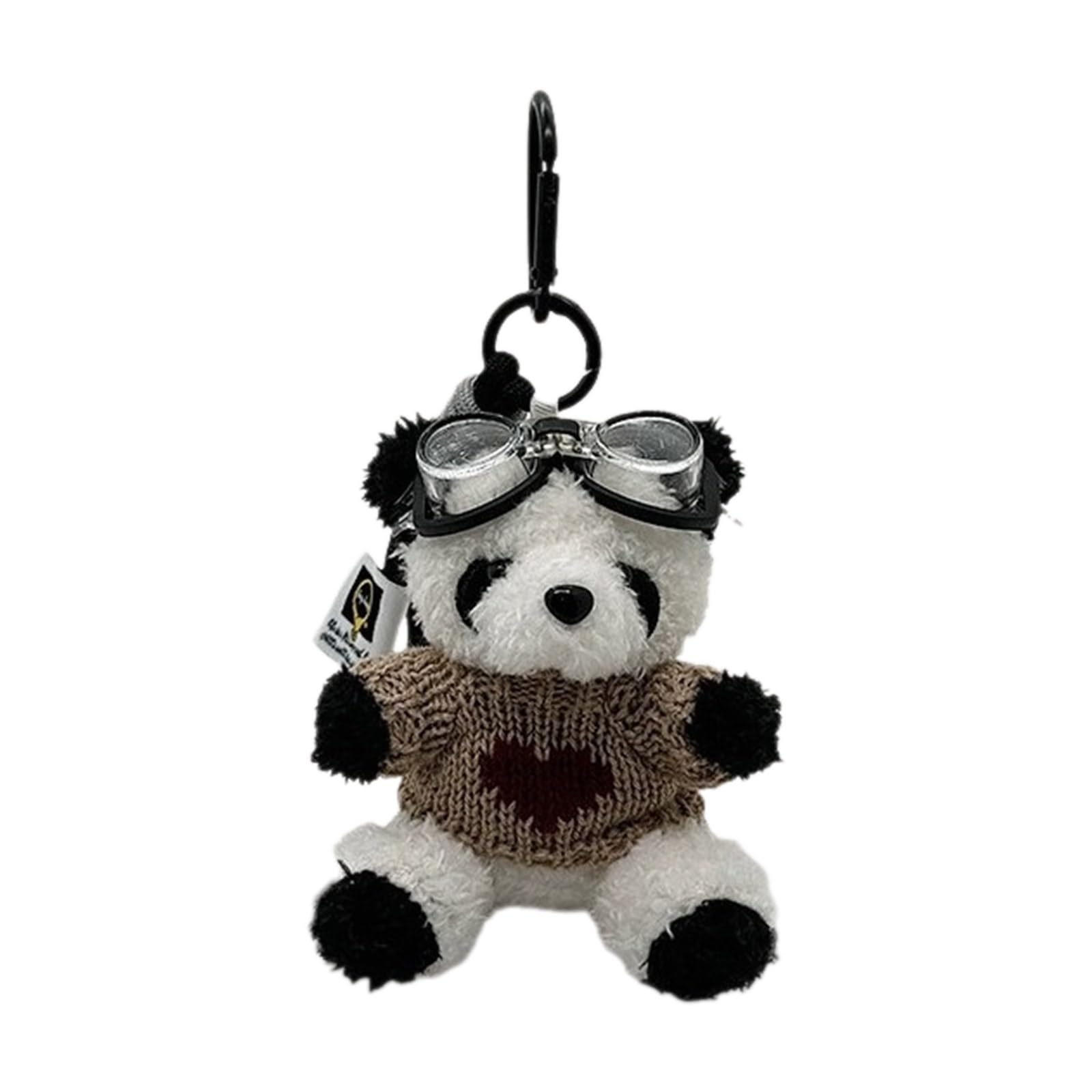 Baodss Adorable Bear Keychain Flying Bear Pendant for Bags and Keys Panda Keyring Animal Decor
