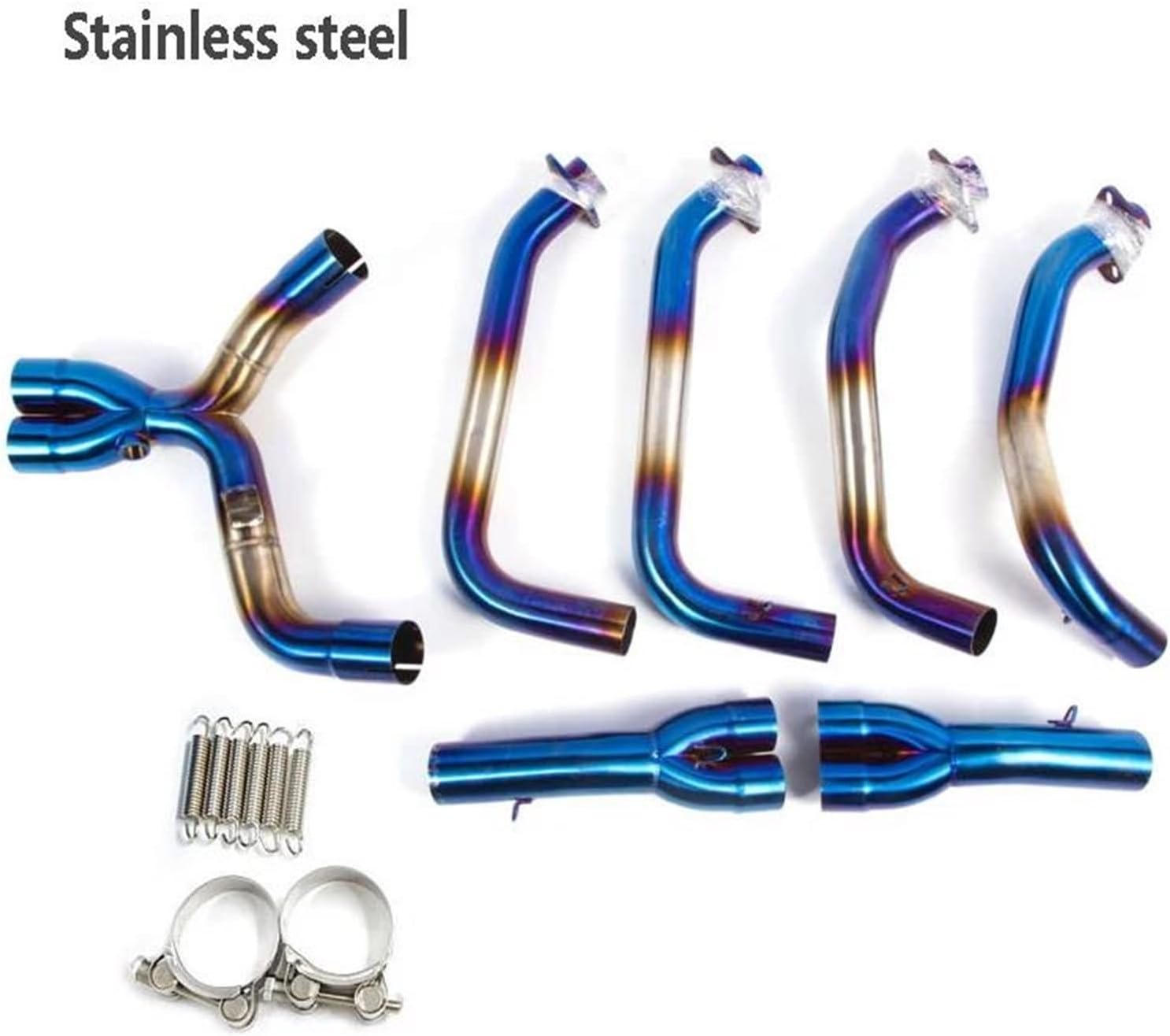Full Systems Front Exhaust Pipe For Z1000 Z1000SX 2010-2021 (Blu) Set Kit