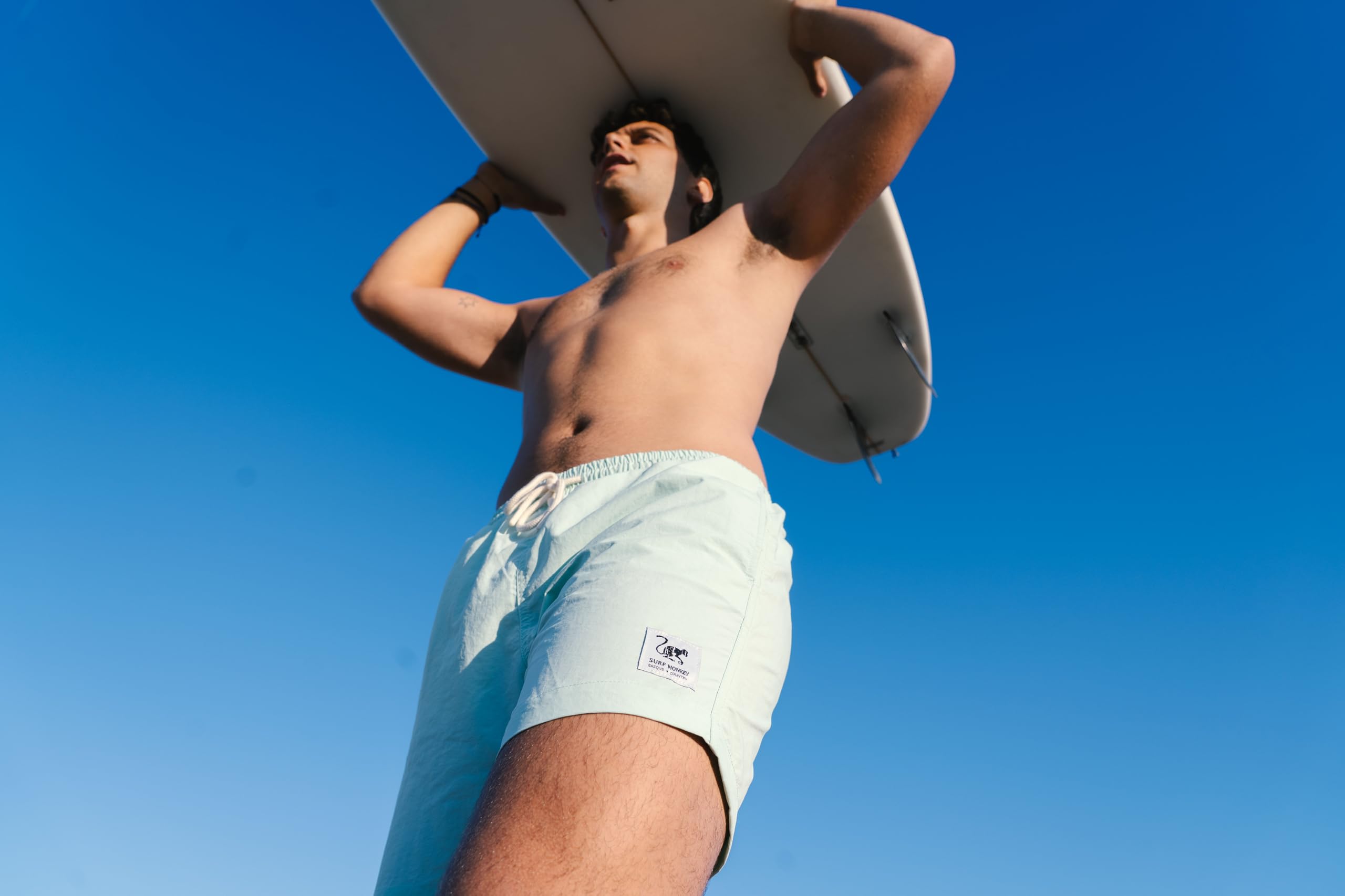 Surf Monkey Bañador Hombre Quick-Dry - Volley Short de Natación