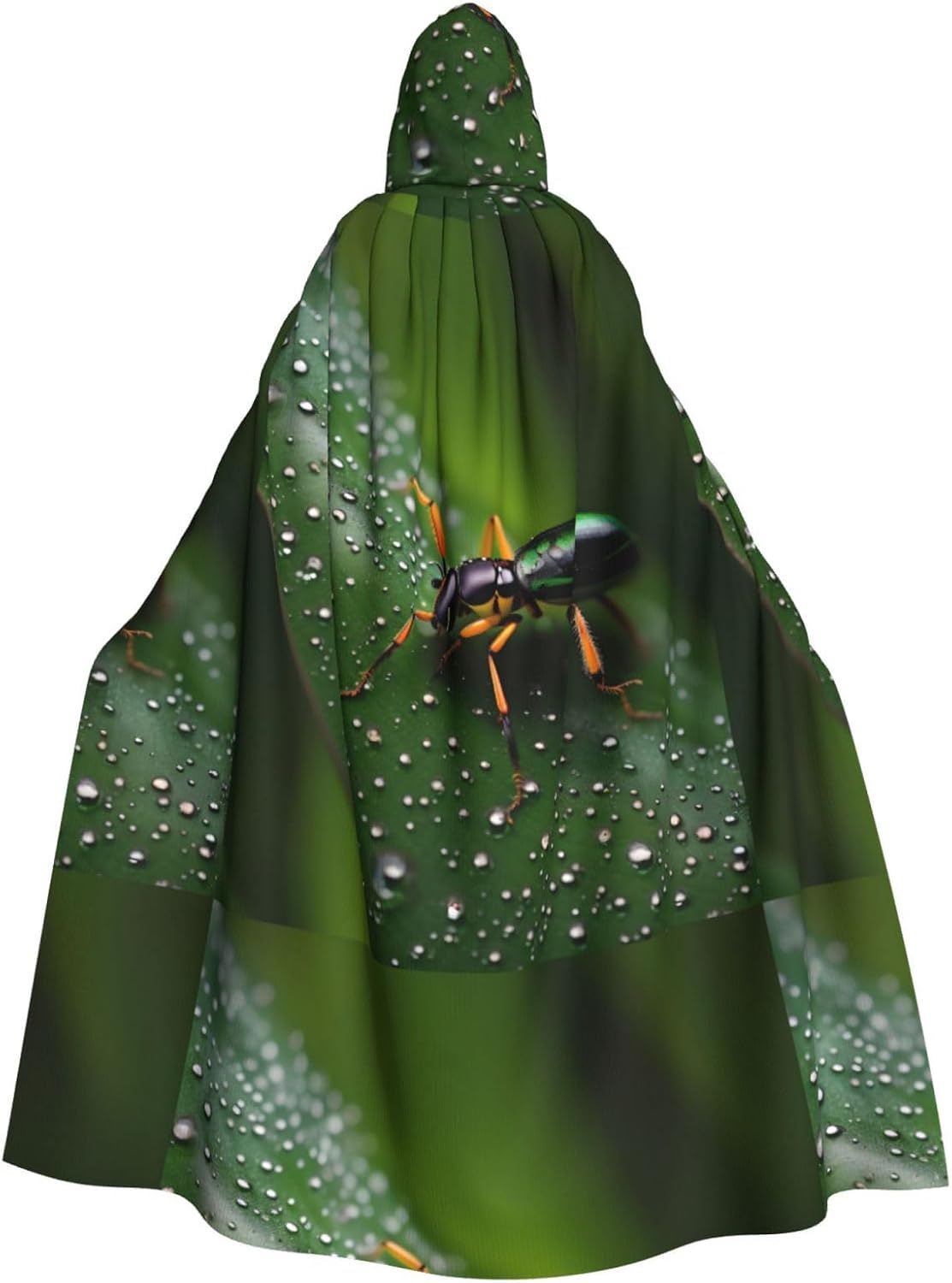 Rainbows Insects Men Women Halloween Role Play Party Decoration Hooded Poncho