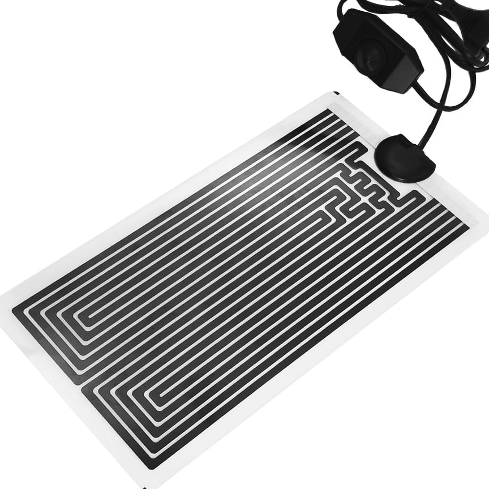 7W Reptile Heating Mat 15*28cm 220v Reptile Heat Pad with Temperature