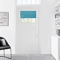 Vista 85 de WdFour Classroom Door Window Cover - Blackout Shades for Classroom Windows & Doors, No Tool Installation Room Darkening Curtains, Lockdown Window