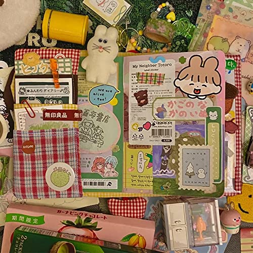 Jumpjumpheart Handmade Fabric Diary Cover - Refillable Planner Cover For A6 Sized Diaries & Journals & Planners & Notebooks, Vintage And Unique Design For Students, Teens, Women (Dog In The Basket) #TOP3