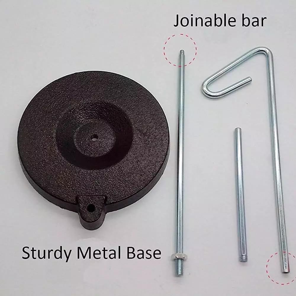 1Pc Universal Thread Holder Full Metal Stable &Adjustable Thread Stand #27449M (Black)