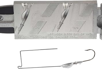 Do It Mold Buzz-Keel Buzzbait Size 3/8, 1/2 oz. Do it Mold 3457 BZK-2-3812 Cavities 2 Total