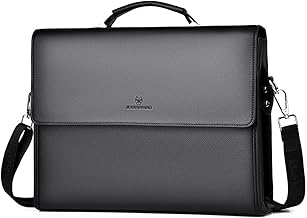FANDARE Briefcase Men PU Leather Shoulder Bag Satchel 12.9 inch Laptop Messenger Attached Case Crossbody Bags Briefcase Business Hand Business Pouch Travel Crossbody Bag