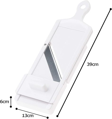 Miniatura 7 de Shimomura Kougyou SFS-102 - Cortadora con soporte, grosor ajustable, 0.03-0.12 pulgadas (0.031-0.118 in), repollo, juliena, rebanada de tomate,