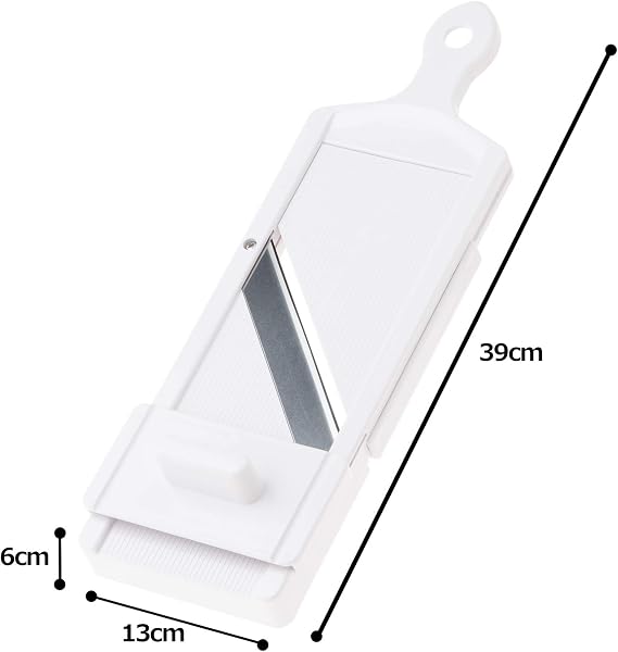 Shimomura Kougyou SFS-102 Slicer with Holder, Adjustable Thickness, 0.03-0.12 inches (0.8-3.0 mm), Cabbage, Julienne, Tomato Slice, Made in Niigata, Made in Japan