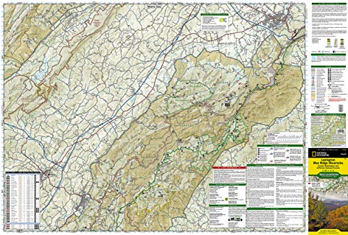 Lexington, Blue Ridge Mts Map [George Washington And Jefferson National Forests] (National Geographic Trails Illustrated Map, 789) #TOP3